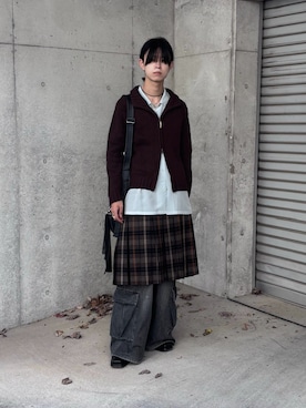 「アイテム（その他）」を使った、Uminaさん（メンズ・170cm）の秋コーディネート