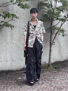 「アイテム（その他）」を使った、Uminaさん（メンズ・170cm）の夏コーディネート