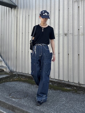 「アイテム（財布/小物）」を使った、Uminaさん（メンズ・170cm）の秋コーディネート