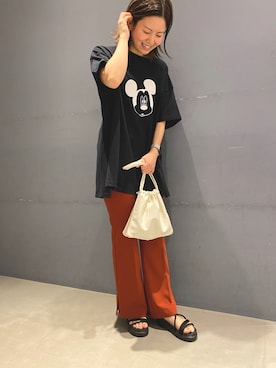 「ミッキーコーデ」｜kさん（レディース・156cm）の夏コーディネート
