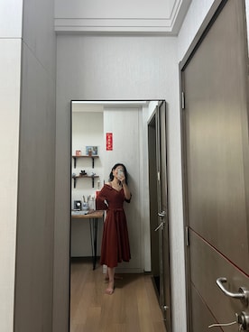 「BeBe（ベベ）のアイテム（ワンピース/ドレス）」を使った、Wensaysさん（レディース・158cm）の夏コーディネート