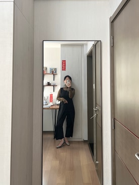 「JILL STUART（ジルスチュアート）のアイテム（オールインワン・サロペット）」を使った、Wensaysさん（レディース・158cm）の春コーディネート