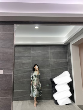 「LA BELLE ETUDE（ラベルエチュード）のアイテム（ワンピース/ドレス）」を使った、Wensaysさん（レディース・158cm）の春コーディネート