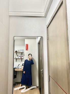 「BeBe（ベベ）のアイテム（ワンピース/ドレス）」を使った、Wensaysさん（レディース・158cm）の秋コーディネート