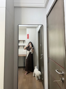 「BEAMS（ビームス）のアイテム（ワンピース/ドレス）」を使った、Wensaysさん（レディース・158cm）の夏コーディネート