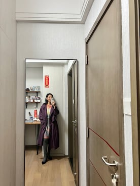 「LA BELLE ETUDE（ラベルエチュード）のアイテム（スカート）」を使った、Wensaysさん（レディース・158cm）の秋コーディネート