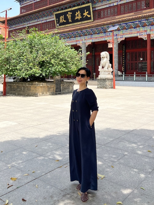 CLANE（クラネ）の「ROUND SHOULDER ALL IN ONE（つなぎ