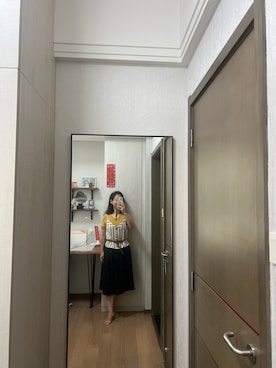 「MUJI Labo（ムジラボ）のアイテム」を使った、Wensaysさん（レディース・158cm）の夏コーディネート