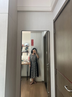 「RETRO GIRL（レトロガール）のアイテム（ワンピース/ドレス）」を使った、Wensaysさん（レディース・158cm）の夏コーディネート