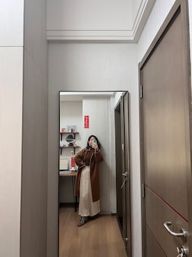 「BCBGMAXAZRIA（ビーシービージーマックスアズリア）のアイテム」を使った、Wensaysさん（レディース・158cm）の冬コーディネート