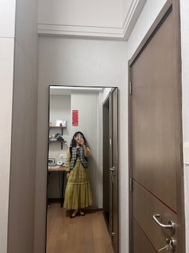「NANO universe（ナノユニバース）のアイテム（ワンピース/ドレス）」を使った、Wensaysさん（レディース・158cm）の秋コーディネート