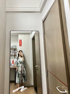 「LA BELLE ETUDE（ラベルエチュード）のアイテム（ワンピース/ドレス）」を使った、Wensaysさん（レディース・158cm）の秋コーディネート