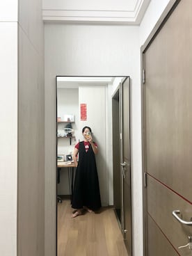 「Rodeo Crowns（ロデオクラウンズ）のアイテム（ワンピース/ドレス）」を使った、Wensaysさん（レディース・158cm）の夏コーディネート