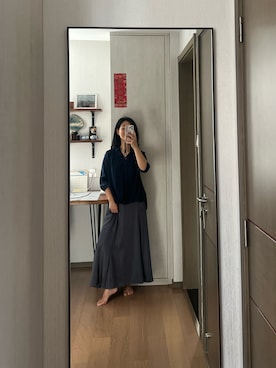 「YECCA VECCA（イェッカヴェッカ）のアイテム」を使った、Wensaysさん（レディース・158cm）の夏コーディネート