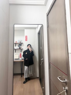 「Ted Baker（テッドベーカー）のアイテム」を使った、Wensaysさん（レディース・158cm）の冬コーディネート