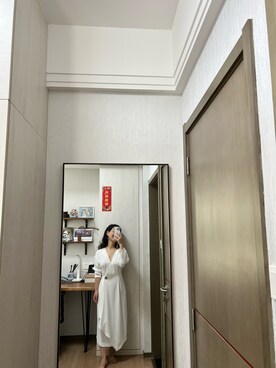 「MANGO（マンゴ）のアイテム」を使った、Wensaysさん（レディース・158cm）の夏コーディネート