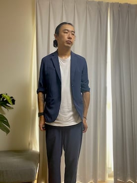 「アイテム（テーラードジャケット）」を使った、mattun40さん（メンズ・168cm）の秋コーディネート