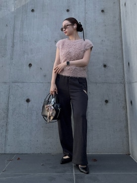 「アイテム（スウェットパンツ）」を使った、waniniさん（レディース・149cm）の秋コーディネート