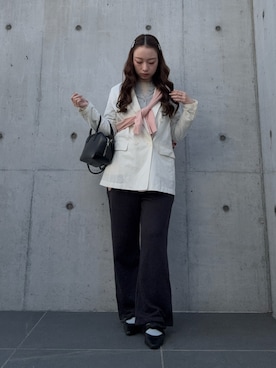 「VANNIE U（ヴァニーユー）のアイテム」を使った、waniniさん（レディース・150cm）の春コーディネート