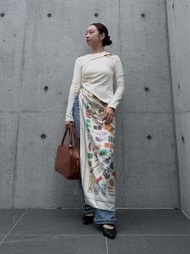 「GRL（グレイル）のアイテム（サンダル）」を使った、waniniさん（レディース・149cm）の秋コーディネート