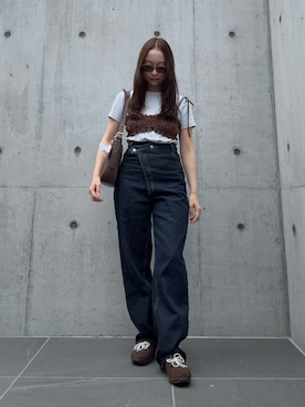 「FUULLY STUDIO（フーリィーステューディオ）のアイテム」を使った、waniniさん（レディース・149cm）の夏コーディネート