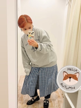 「KBF（ケイビーエフ）のアイテム（シューズ）」を使った、natchさん（レディース・152cm）の秋コーディネート