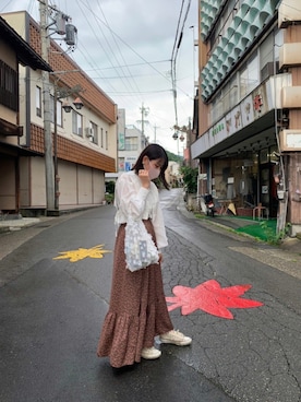 山ノ内学生プロジェクトさん（レディース・157cm）の秋コーディネート