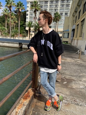 「LiSS（リス）のアイテム」を使った、yasu「相互フォロー」さん（メンズ・174cm）の秋コーディネート