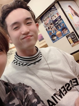 「ESSENTIAL（エッセンシャル）のアイテム」を使った、yasu「相互フォロー」さん（メンズ・174cm）の夏コーディネート