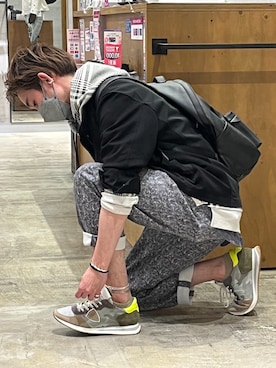 「アイテム（マウンテンパーカー）」を使った、yasu「相互フォロー」さん（メンズ・174cm・20代）の春コーディネート