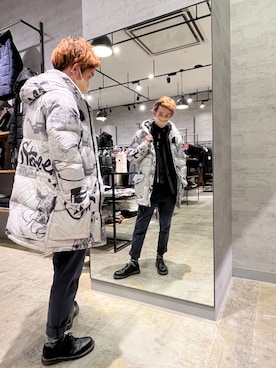 「アイテム（ダウンジャケット/コート）」を使った、yasu「相互フォロー」さん（メンズ・174cm・20代）の冬コーディネート