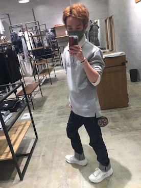「コーディネート」｜「アイテム（スウェット）」を使った、yasu「相互フォロー」さん（メンズ・174cm）の秋コーディネート