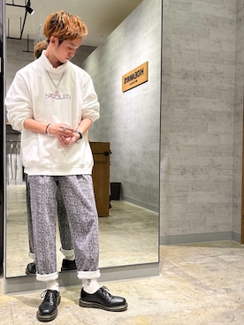 「アイテム（ブーツ）」を使った、yasu「相互フォロー」さん（メンズ・174cm・20代）の冬コーディネート