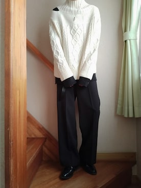 「epnok（エプノック）のアイテム」を使った、fluffyさん（レディース・153cm）の秋コーディネート