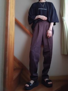 「Java（ジャバ）のアイテム」を使った、fluffyさん（レディース・153cm）の秋コーディネート