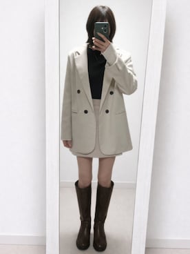 「archives（アルシーヴ）のアイテム」を使った、fluffyさん（レディース・153cm）の春コーディネート