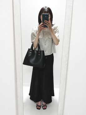 「a.v.v（アーヴェヴェ）のアイテム」を使った、fluffyさん（レディース・153cm）の夏コーディネート