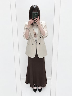 「me+em select（ミームセレクト）のアイテム」を使った、fluffyさん（レディース・153cm）の秋コーディネート