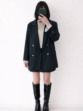 「classicalelf（クラシカルエルフ）のアイテム（トップス）」を使った、fluffyさん（レディース・153cm）の春コーディネート