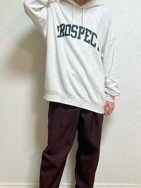 「RAGEBLUE（レイジブルー）のアイテム（パーカー）」を使った、Ryomaさん（メンズ・167cm）の秋コーディネート