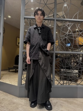 「Shine（シャイン）のアイテム」を使った、Mr.Blackさん（メンズ・171cm）の春コーディネート
