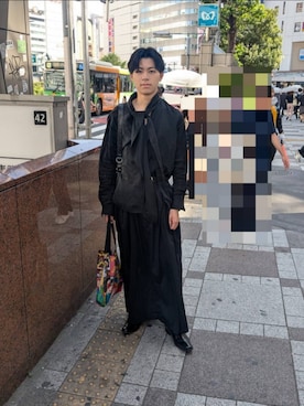 「Shine（シャイン）のアイテム」を使った、Mr.Blackさん（メンズ・171cm）の春コーディネート