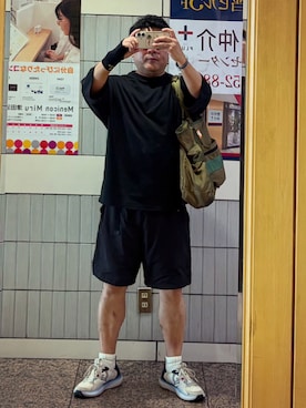 「BRIEFING(ブリーフィング)のアイテム」を使った、gami017さん(メンズ・165cm)の夏コーディネート