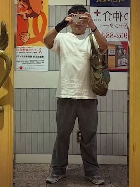 「NEW BALANCE（ニューバランス）のアイテム」を使った、gami017さん（メンズ・165cm）の夏コーディネート