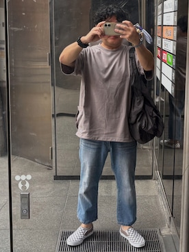 「coen（コーエン）のアイテム」を使った、gami017さん（メンズ・165cm）の夏コーディネート