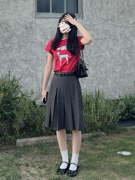 「Chiina（チーナ）のアイテム」を使った、なさん（レディース・165cm）の秋コーディネート
