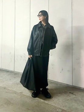 「CPCM（シーピーシーエム）のアイテム（その他アウター）」を使った、YURIさん（レディース・166cm）の春コーディネート