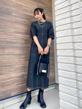 デニムワンピース の人気ファッションコーディネート Wear