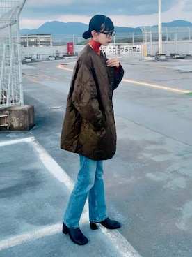「apres jour mignon（アプレジュールミニョン）のアイテム」を使った、YURIさん（骨格ナチュラル・レディース・166cm）の秋コーディネート