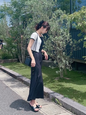 「mystic（ミスティック）のアイテム」を使った、YURIさん（骨格ナチュラル・レディース・165cm）の夏コーディネート